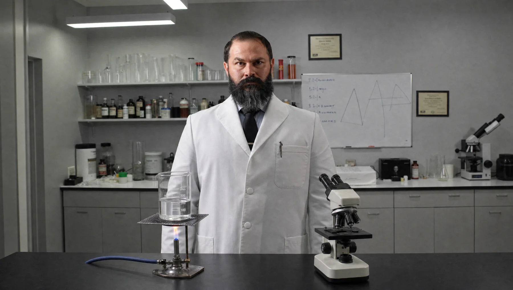 The Gentleman in his laboratory
