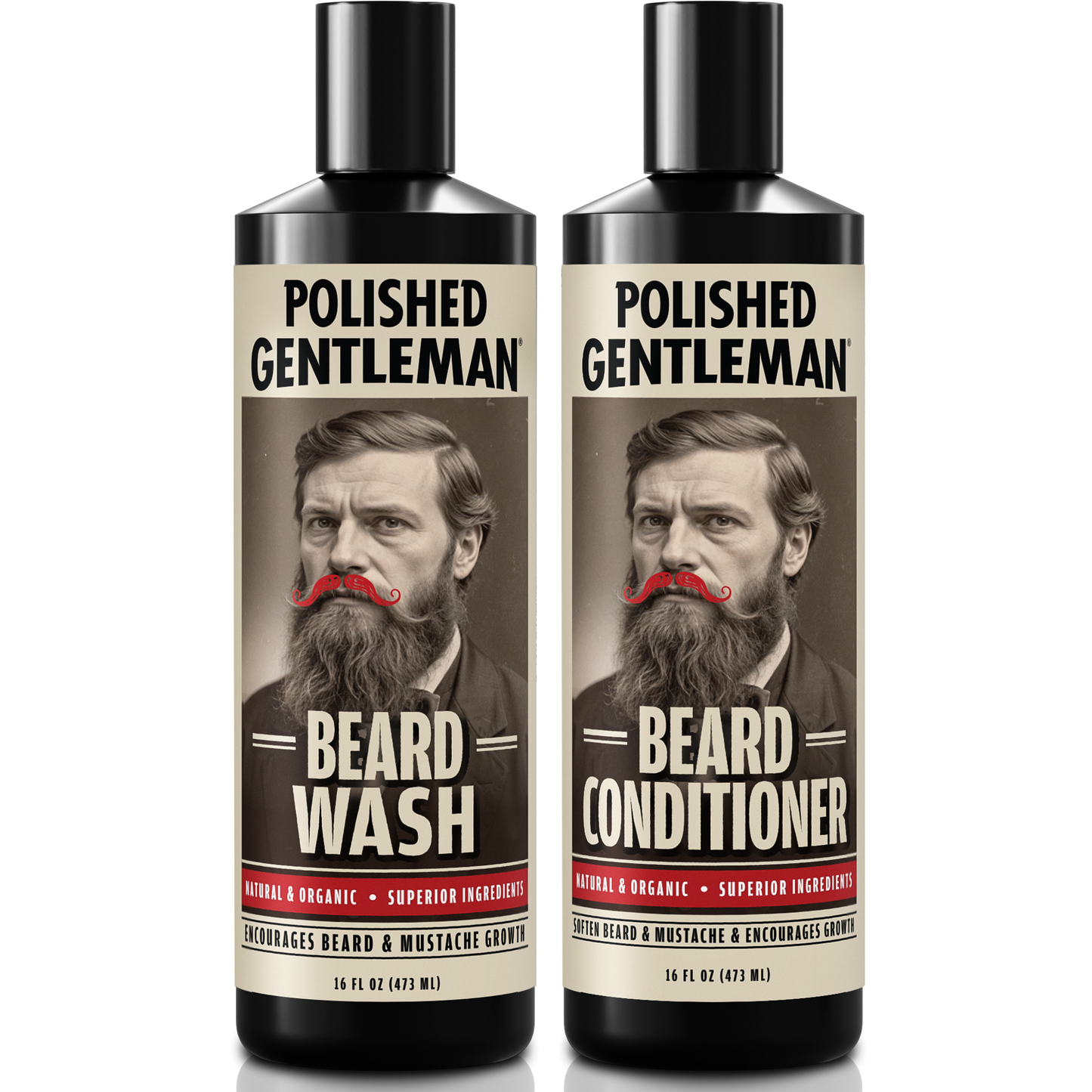 Beard Shampoo and Conditioner Set